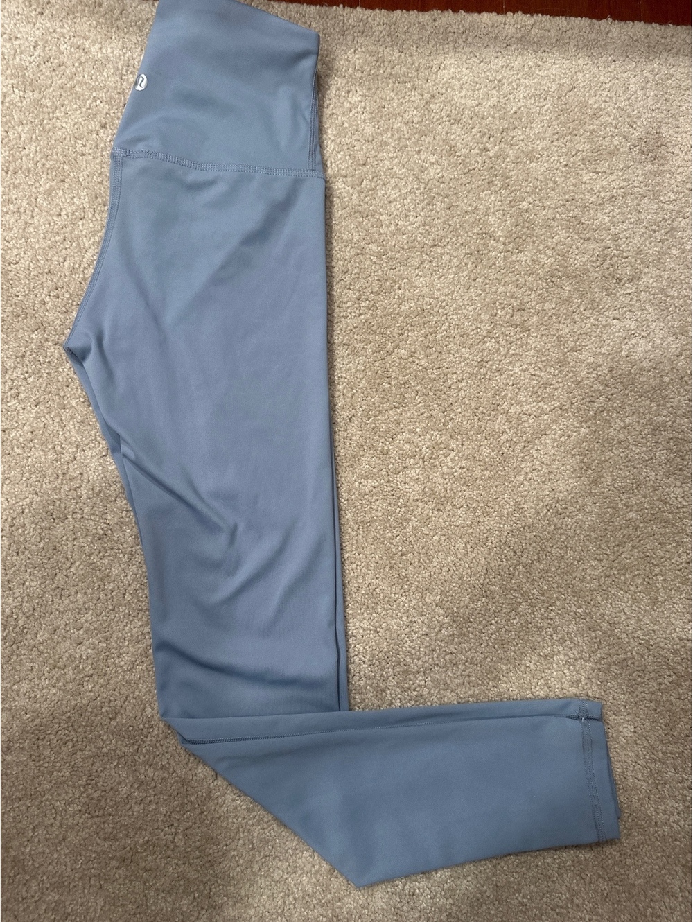 (3)Lululemon High-Rise Blue Leggings